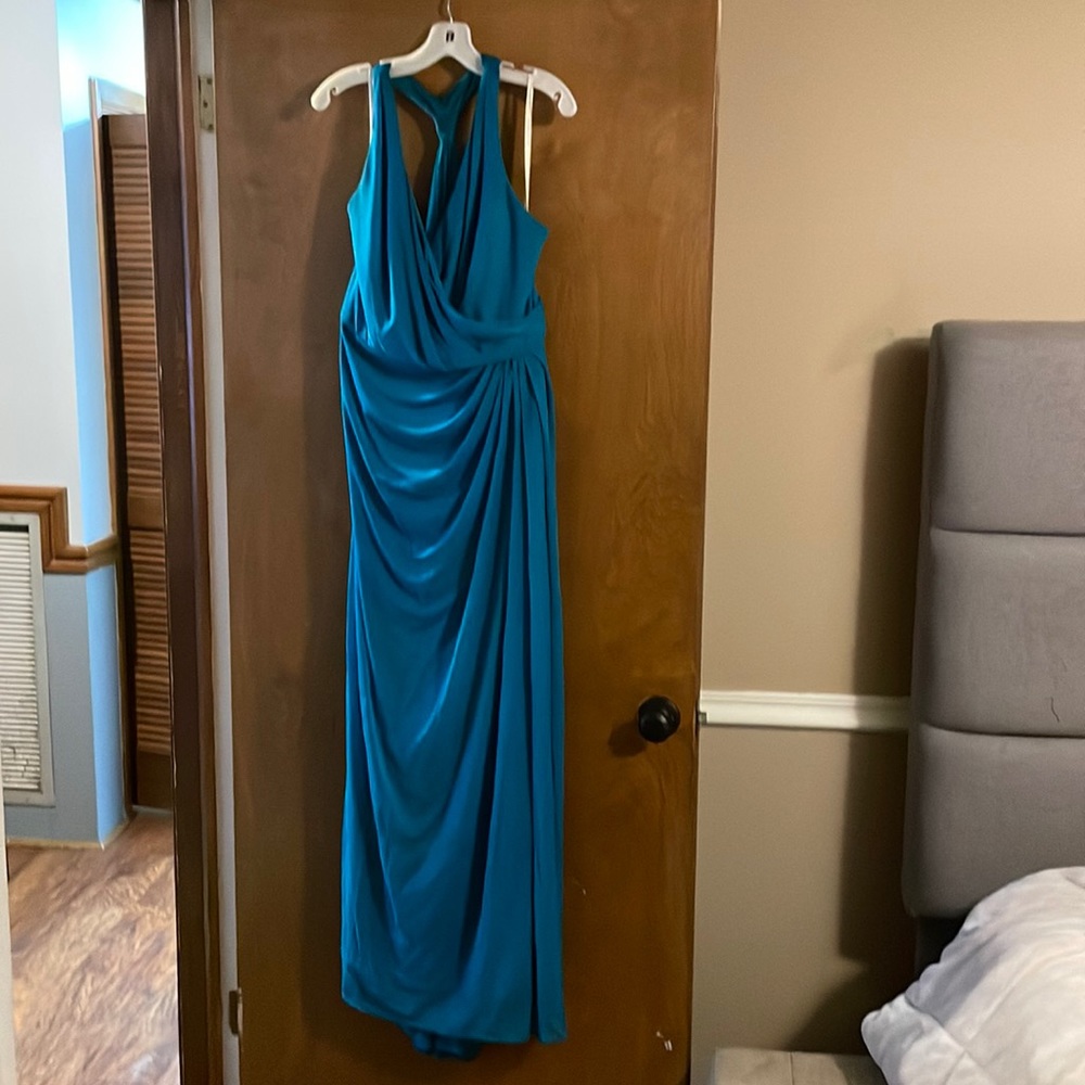 Teal bridesmaid dress size 18